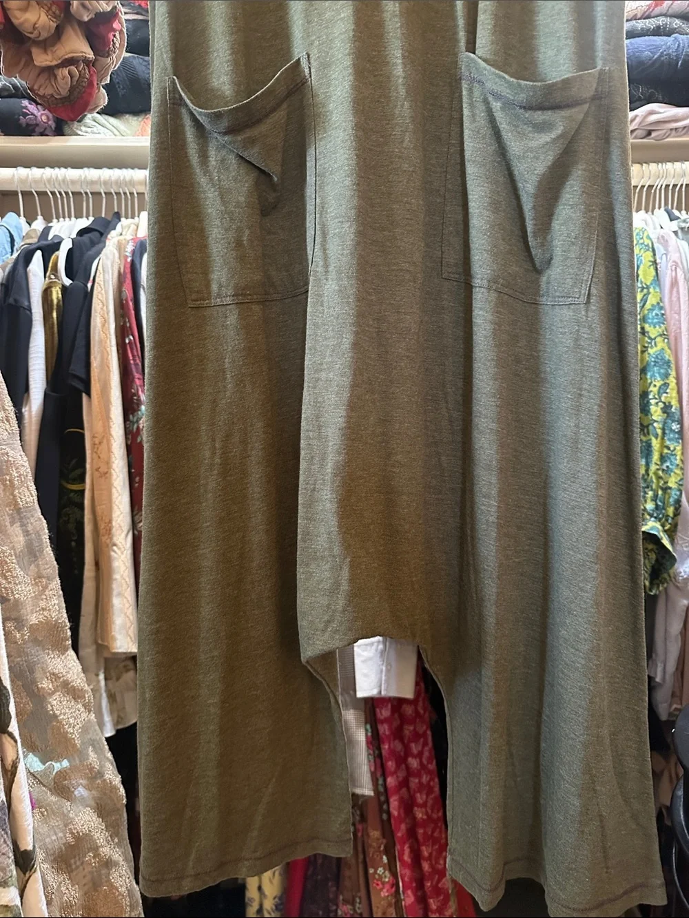 Natural Life Peace Jumper Olive Green S/M